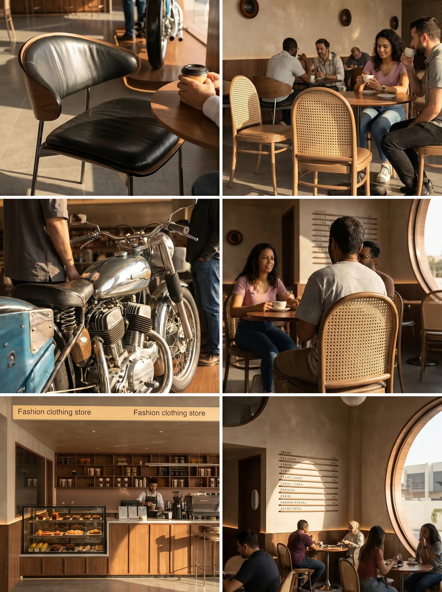 Wabi-Sabi style multi-functional cafe project image